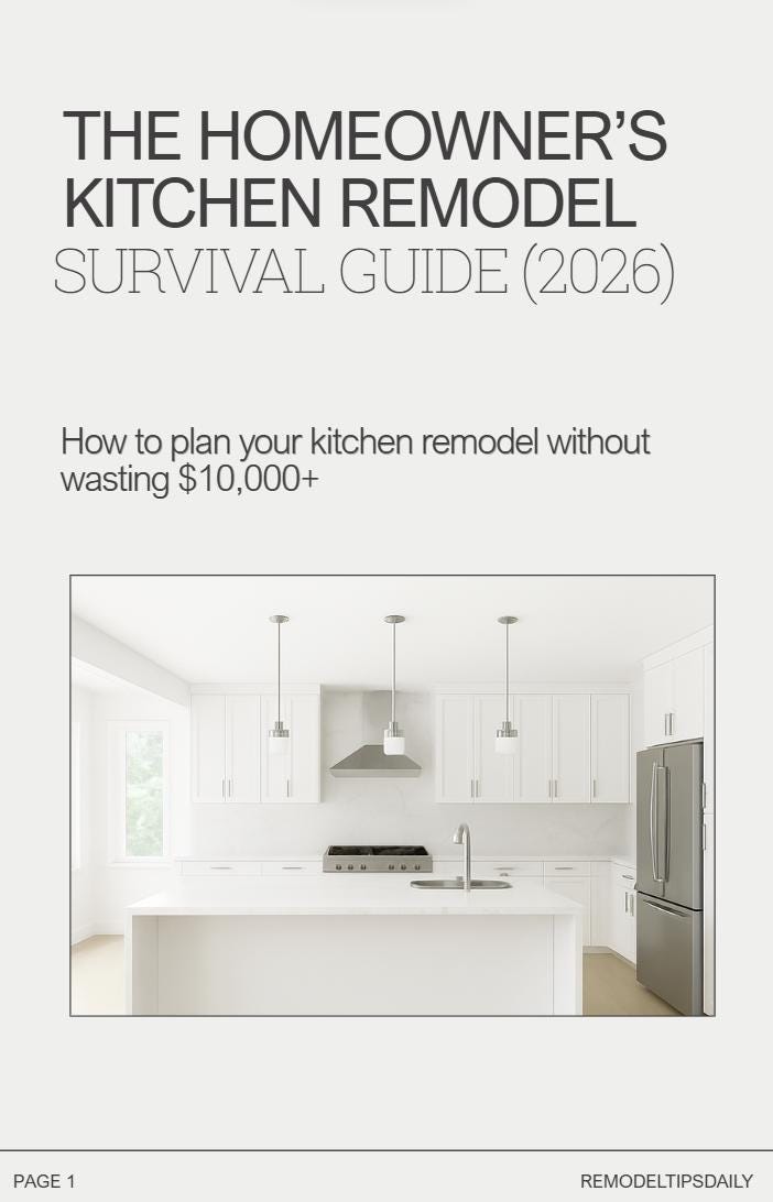 The Homeowner's Kitchen Remodel Survival Guide 2026