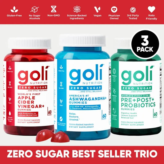 Zero Sugar Trio Gummy Vitamins